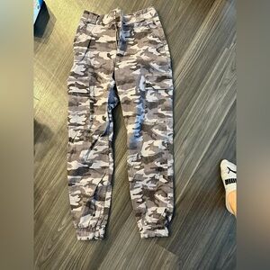 Hollister Tan Camouflage Ultra High-Rise Pants